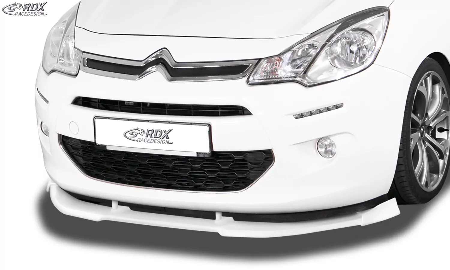RDX Frontspoiler VARIO-X für CITROEN C3 2013-2017 Frontlippe Front Ansatz Vorne Spoilerlippe