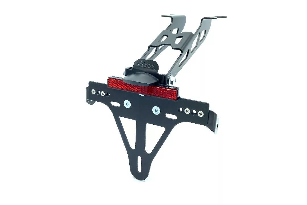 alpha Technik Kennzeichenhalter für Yamaha MT-09 / MT-09 SP Typ RN69 / RN82 / RN83 ab Modelljahr 2021-