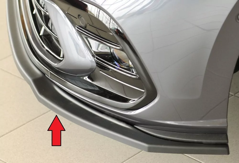 Rieger Spoilerschwert matt schwarz für VW Polo (AW) R-Line 5-tür. 06.21- (ab Facelift)