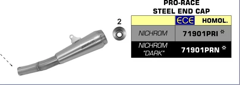 Arrow Pro-Race Edelstahl Honda CB 500 F 19-
