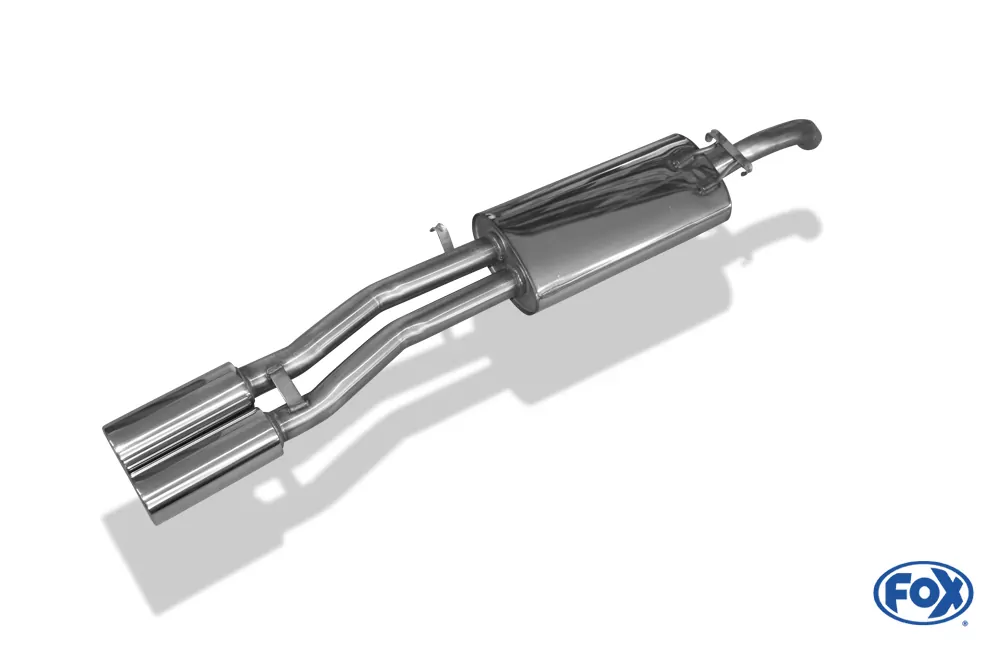 VW Jetta II 19E  Endschalldämpfer - 2x80 Typ 13