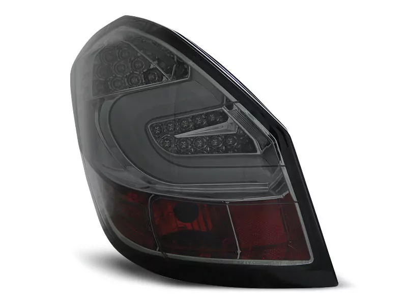 Led Bar Tail Lights Smoke Fits Skoda Fabia Ii 07- 06.14