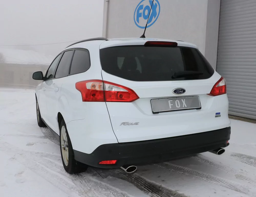 Ford Focus III Ecoboost - Turnier/ Kombi  Endschalldämpfer Ausgang rechts/links - 106x71 Typ 32 rechts/links