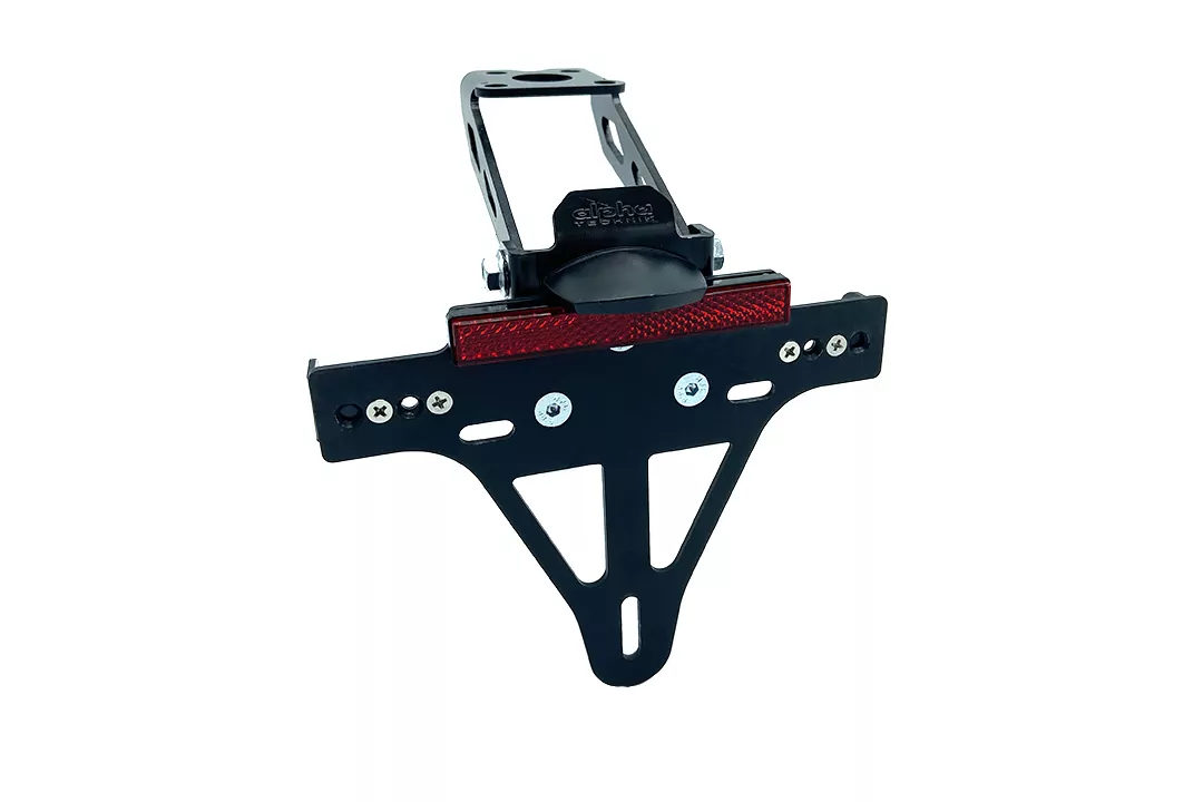 alpha Technik Kennzeichenhalter für Kawasaki Ninja ZX4-R / ZX-4RR Modelljahr 2024-