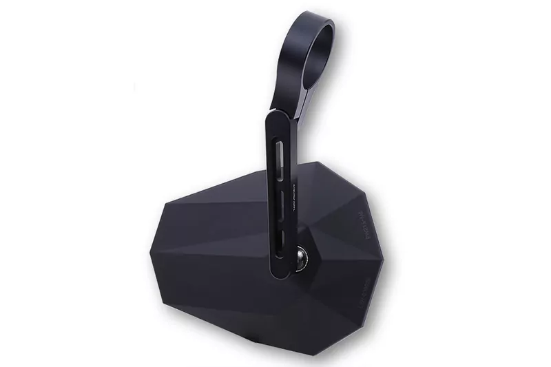 HIGHSIDER pro Lenkerendenspiegel Stealth-X5 Schwarz Kurz (1Stck.)