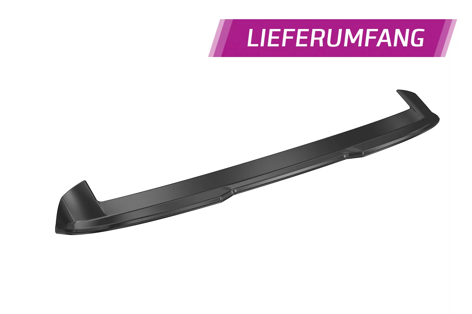 Heckflügel mit ABE für BMW 1er F20/F21 HF880 Schwarz Strukturiert