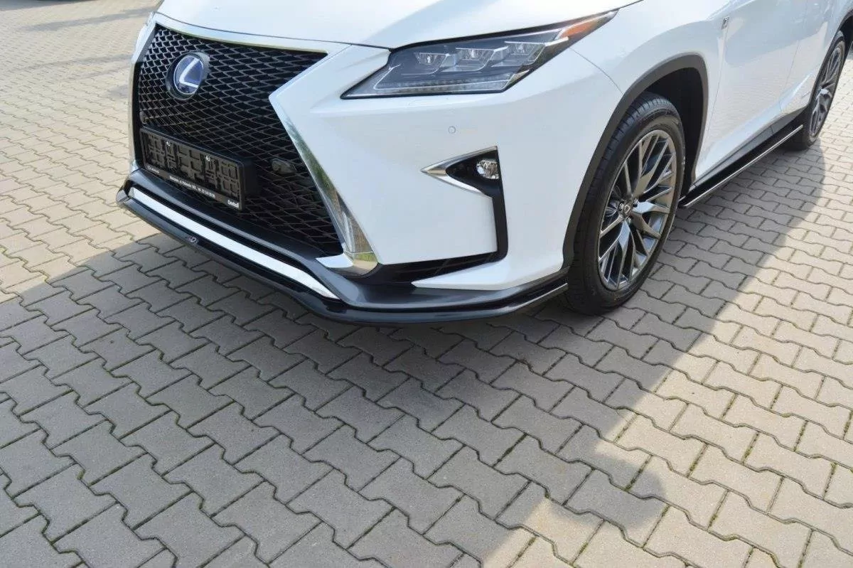 Front Ansatz Passend Für V.1 Passend Für Lexus RX Mk4 F-Sport Schwarz Hochglanz Schwarz Hochglanz