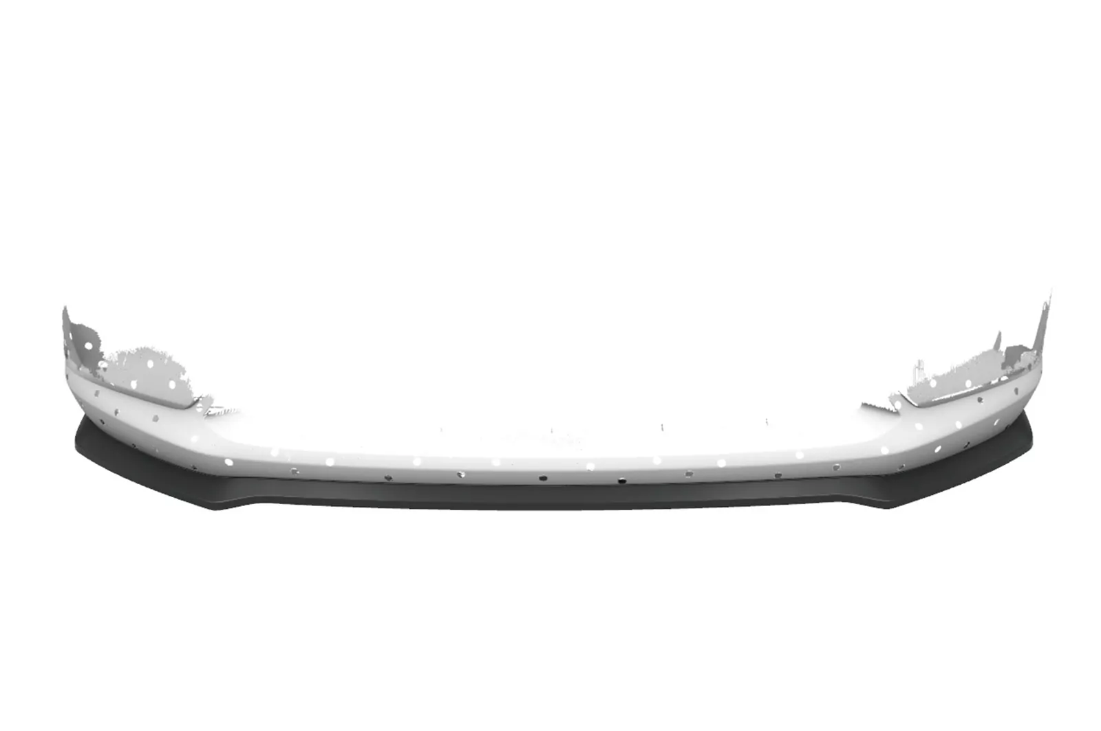 Cup-Spoilerlippe mit ABE für Mazda CX3 CSL533 Schwarz Strukturiert