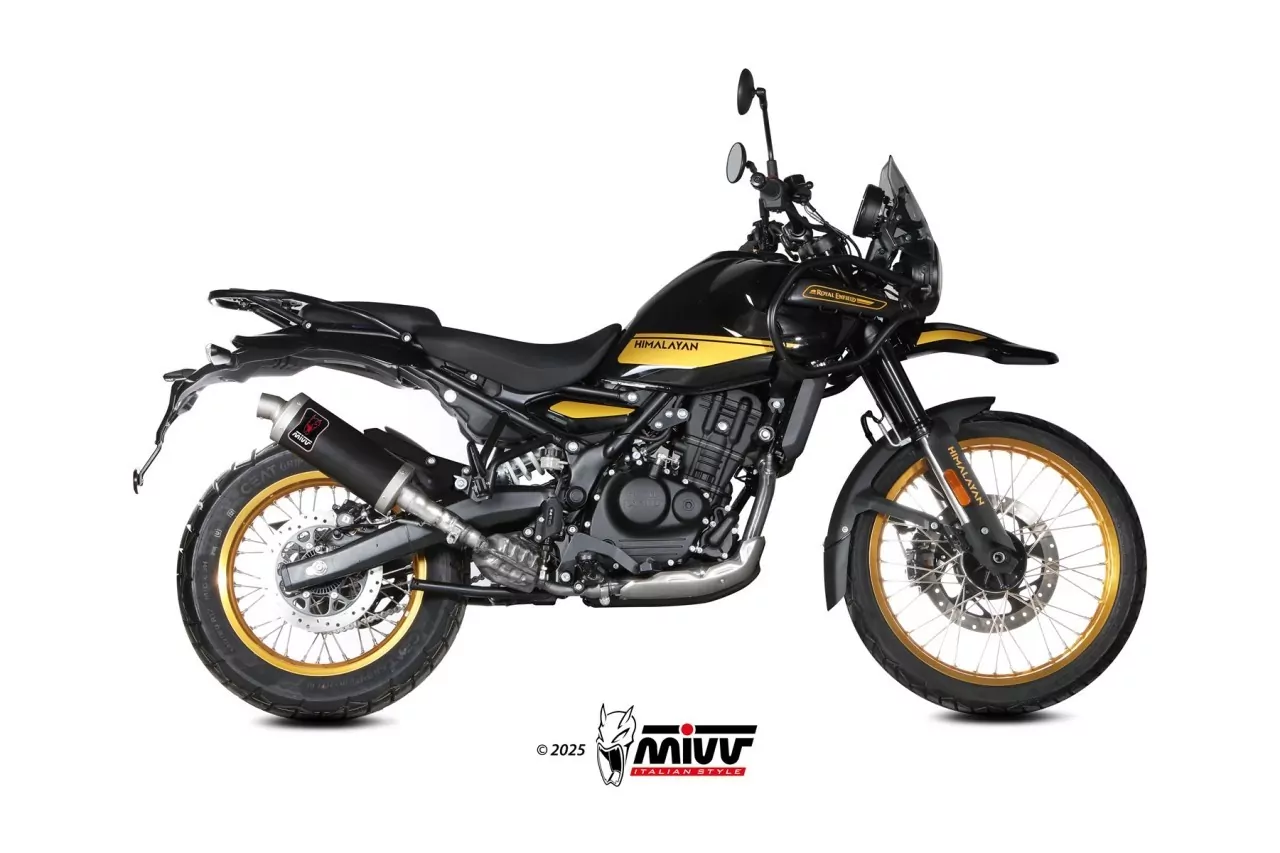 MIVV DAKAR Edelstahl Schwarz ROYAL ENFIELD HIMALAYAN 450 2024
