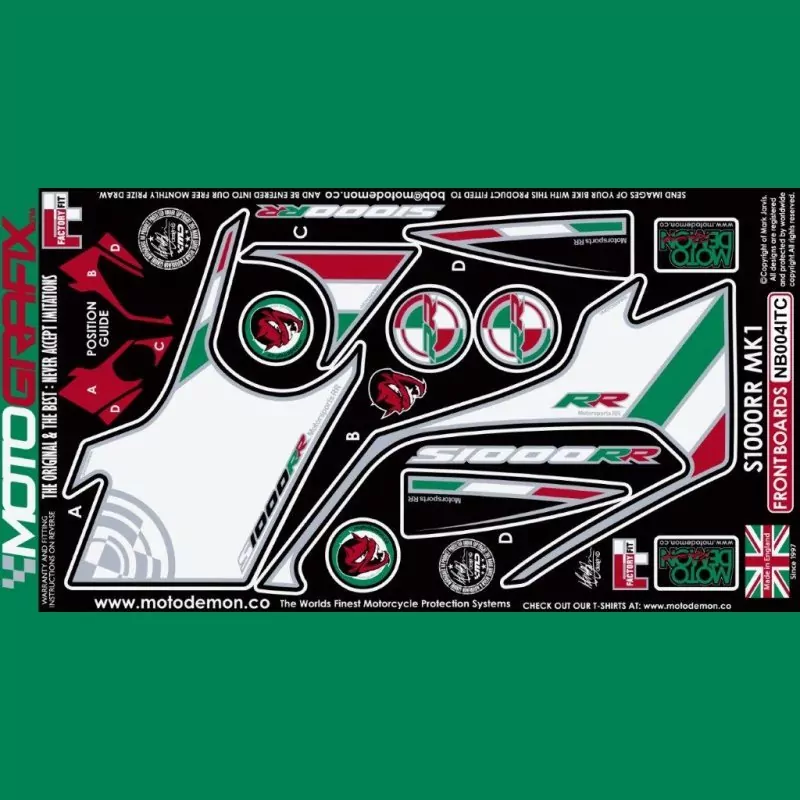 Motografix Steinschlagschutz vorn BMW S 1000 RR 2009-2011 NB004ITC