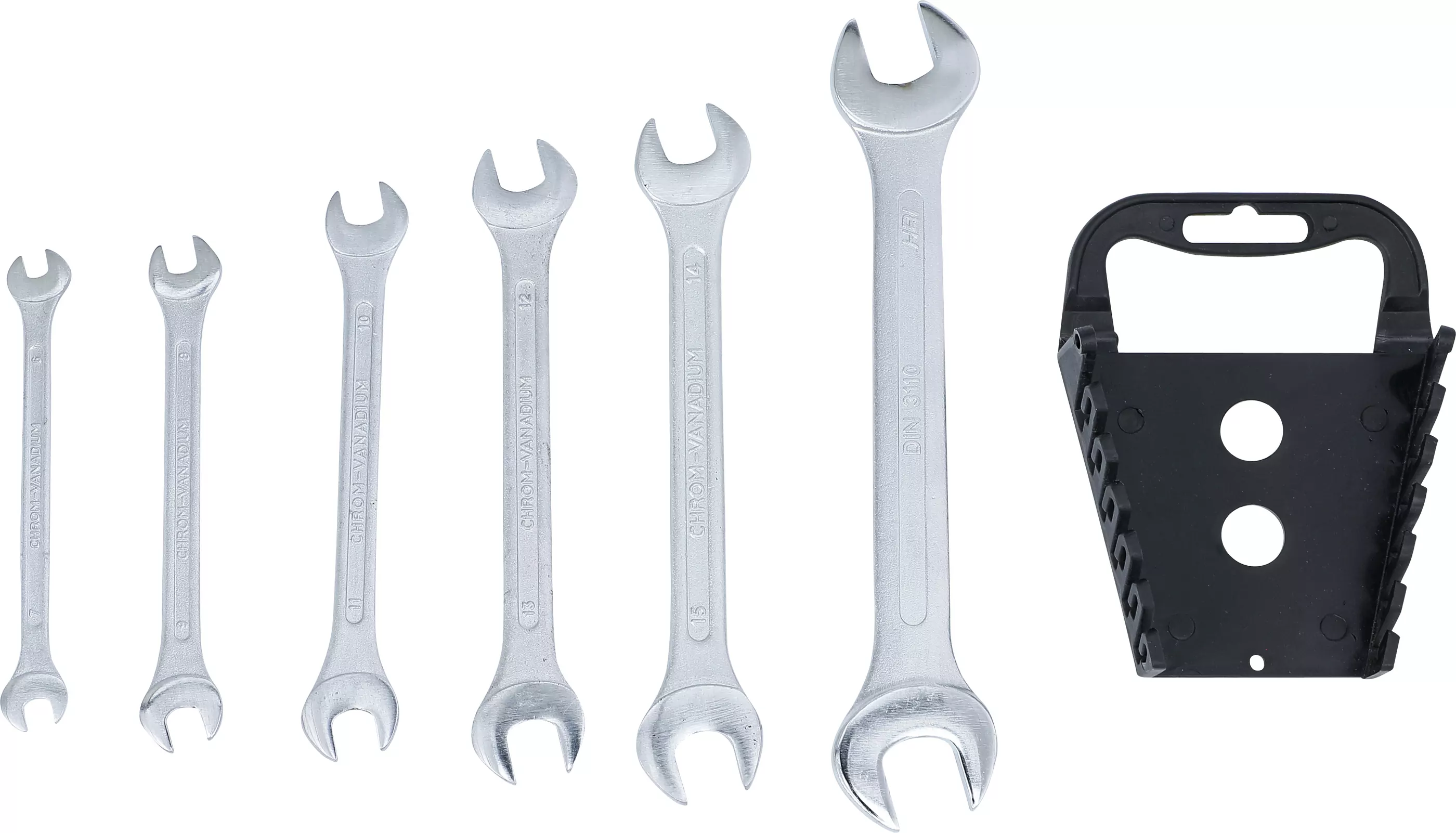 Doppel-Maulschlüssel-Satz | SW 6 x 7 - 17 x 19 mm | 6-tlg.