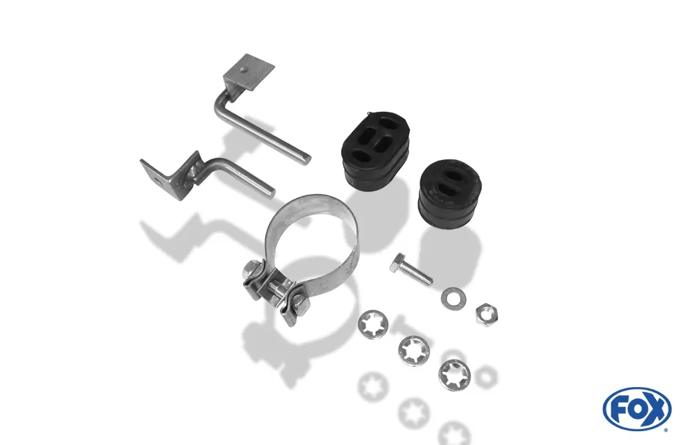 Mercedes CLK Typ 209  Endschalldämpfer einseitig Ø70mm - 2x115x85 Typ 32