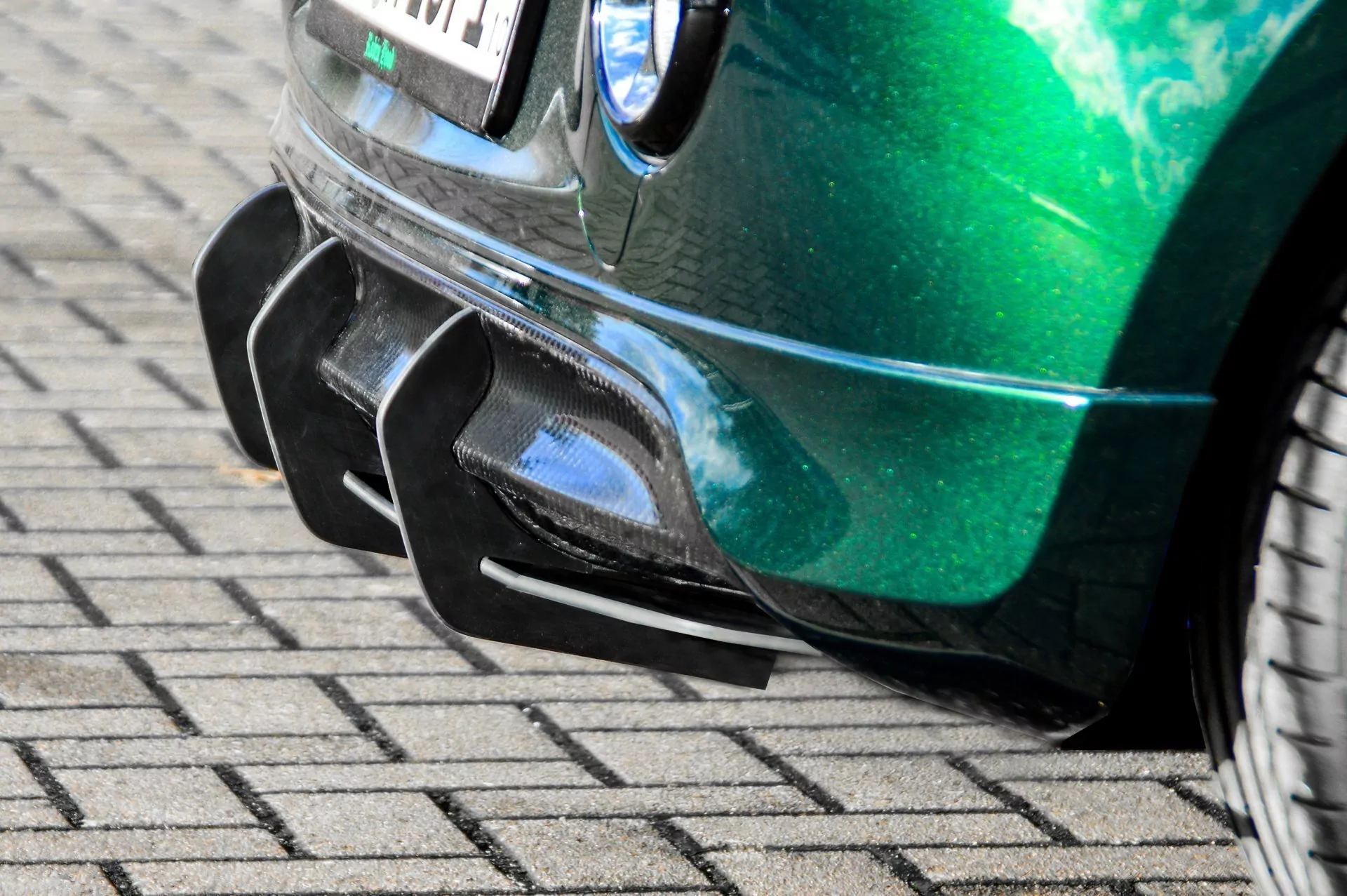 Gefräster Heckansatz mit Finnen für Opel Adam S + OPC-Line ab Bj. 2015-