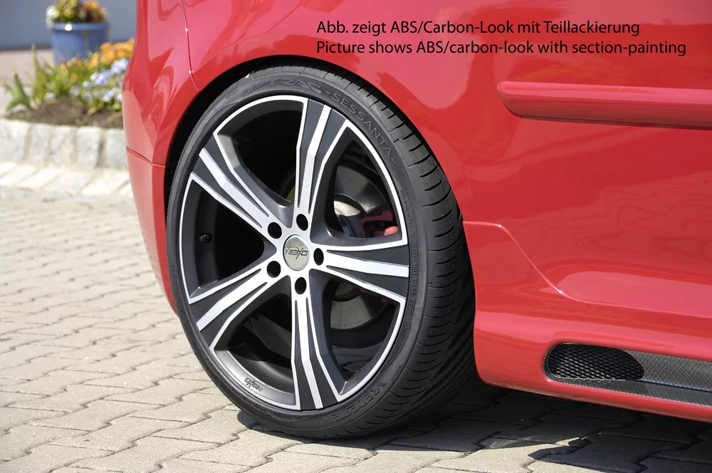 Rieger Seitenschweller links    carbon look für VW Golf 5 R32  -> nur für GTI