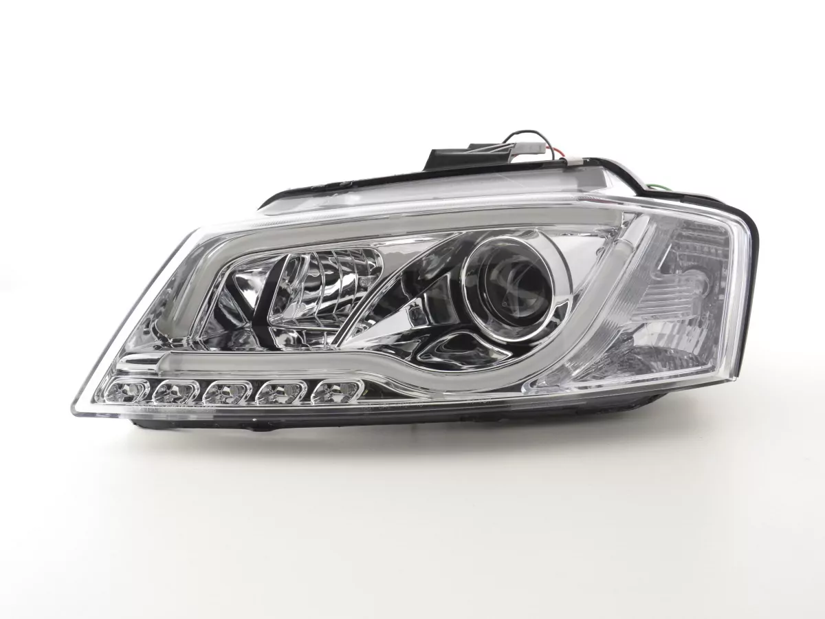 Scheinwerfer Set Daylight LED Tagfahrlicht Audi A3 8P  08-12 chrom