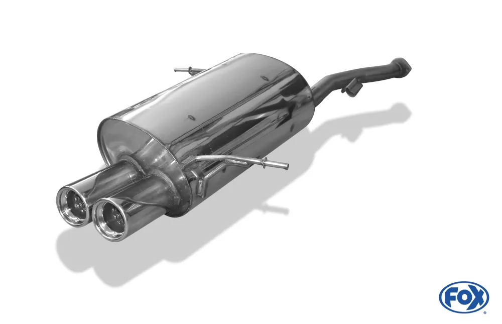 BMW E36 316Ti  Endschalldämpfer - 2x80 Typ 13