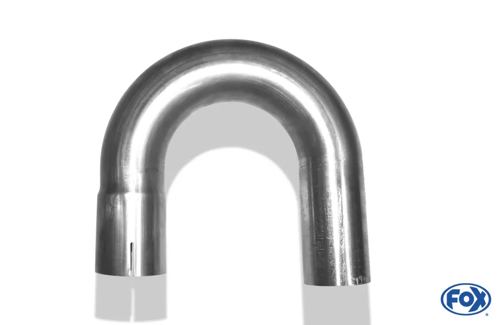 Uni-Rohrbogen 180° geweitet - d1Ø 88,9mm  Schenkellänge L1: ca. 310mm - Radius: 135mm