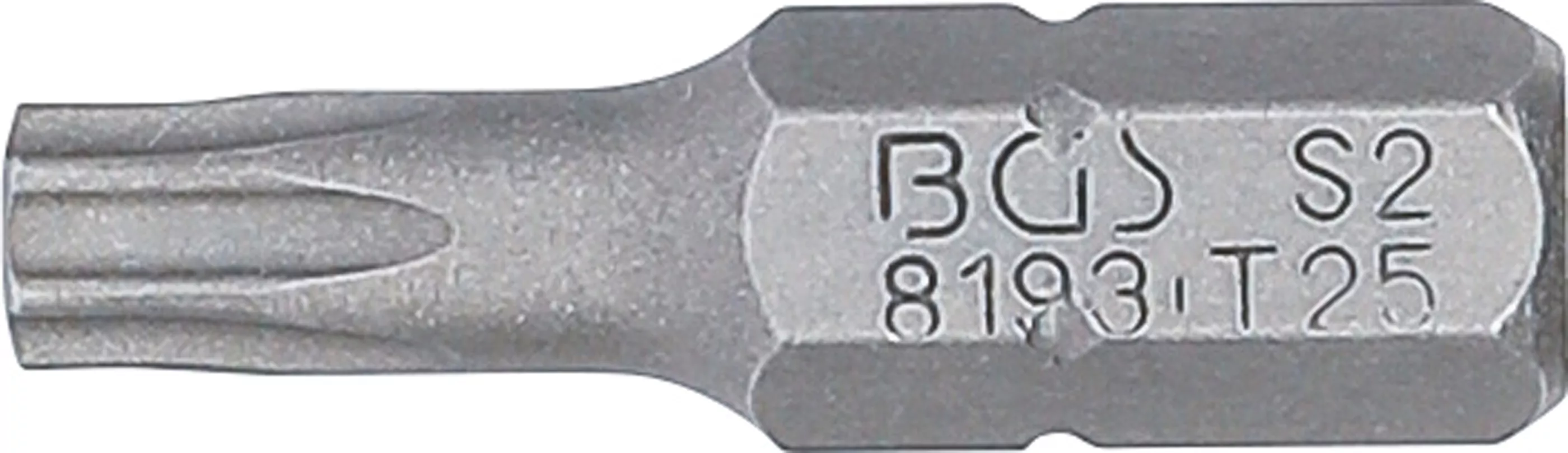 Bit | Länge 25 mm | Antrieb Außensechskant 6,3 mm (1/4") | T-Profil (für Torx) T25