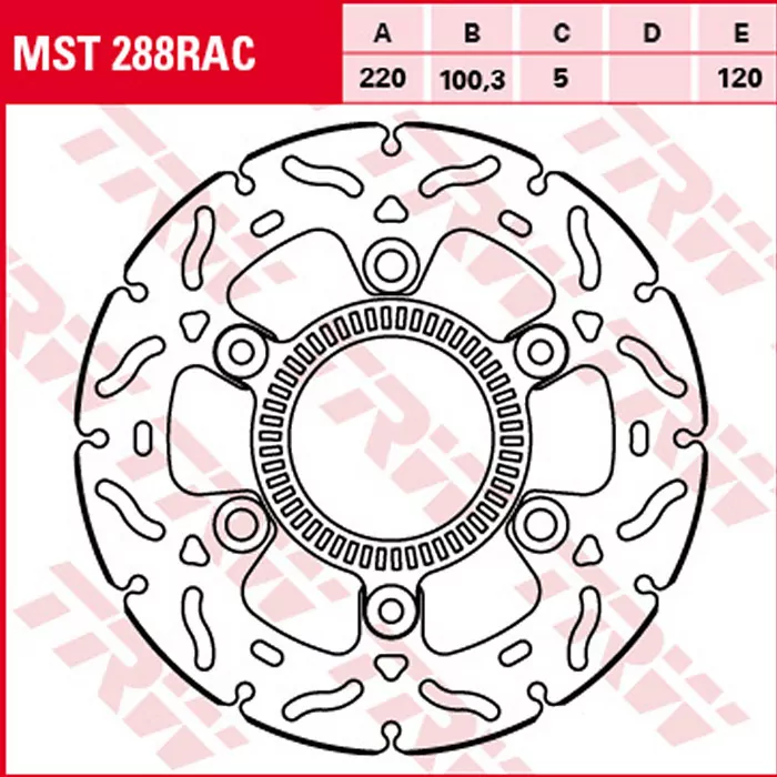 Bremsscheibe starr MST289RAC