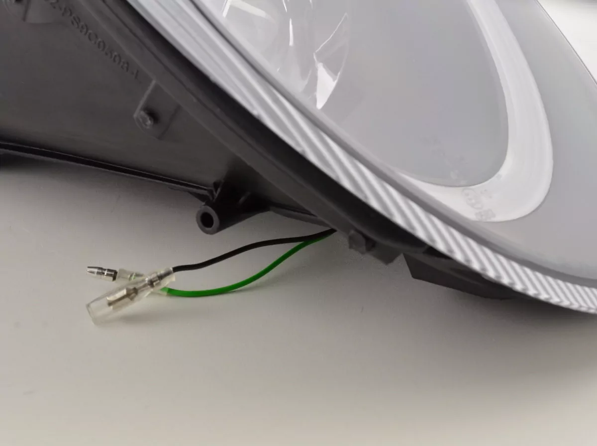 Scheinwerfer Set Daylight LED TFL-Optik Porsche 911 Typ 997 Bj. 04-08 schwarz