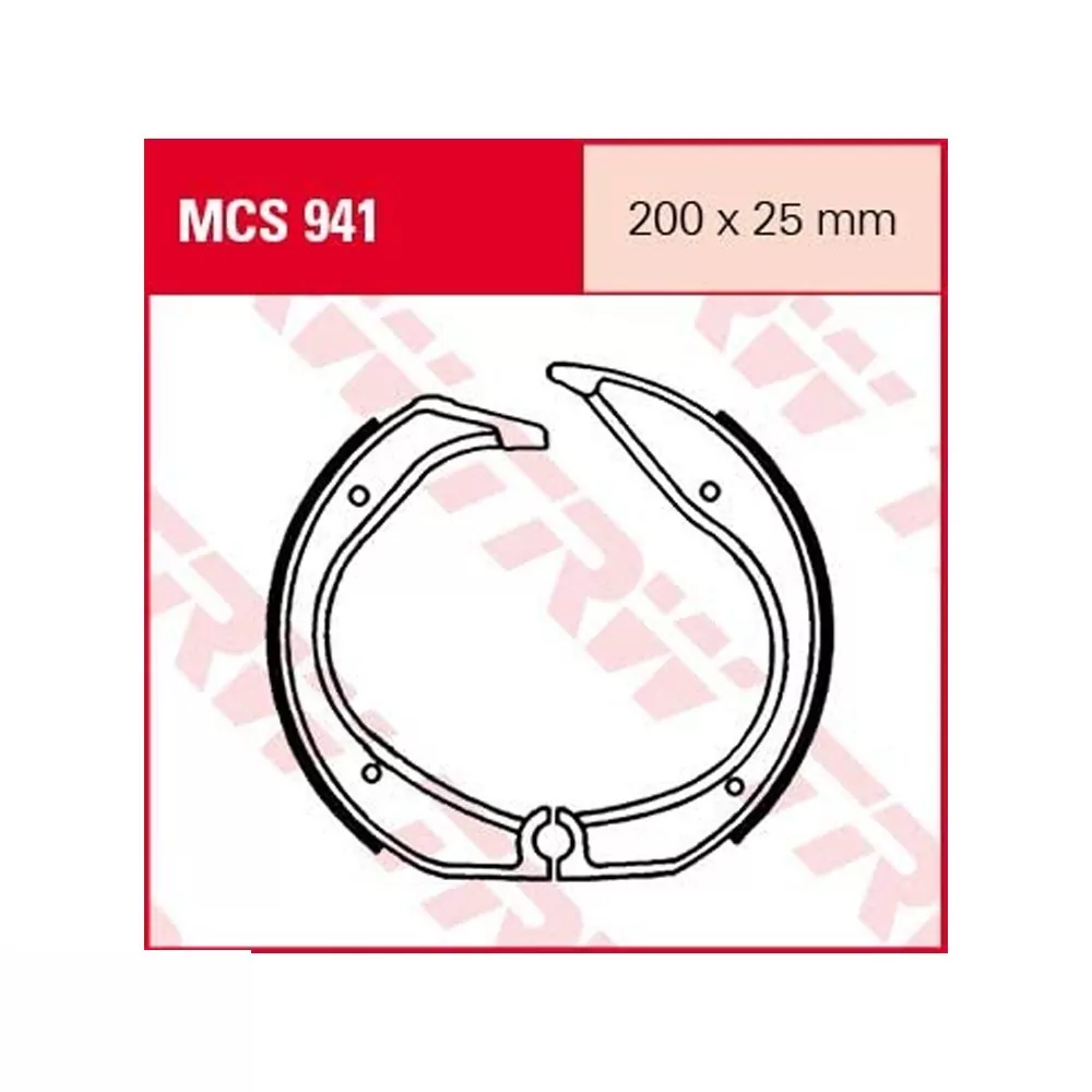 TRW LUCAS Bremsbackensatz MCS941