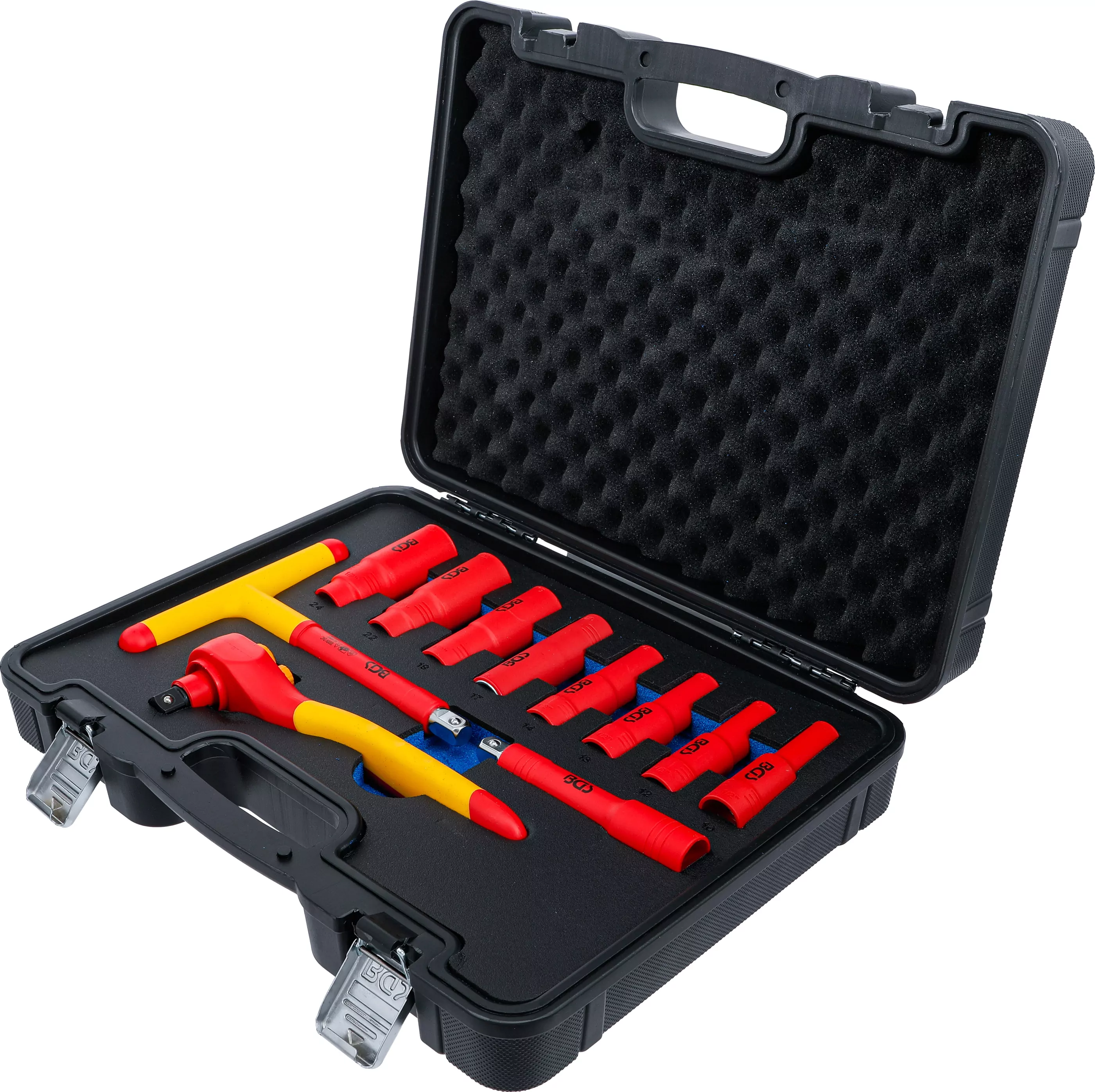 VDE-Steckschlüssel-Satz | Antrieb 12,5 mm (1/2") | SW 10 - 24 mm | 11-tlg.