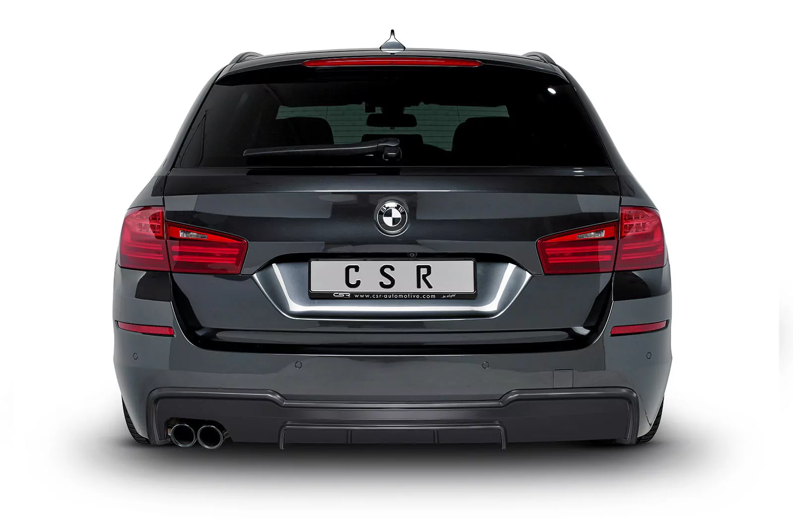 Heckansatz für BMW 5er F10 / F11 HA264-M Carbon Look (matt)