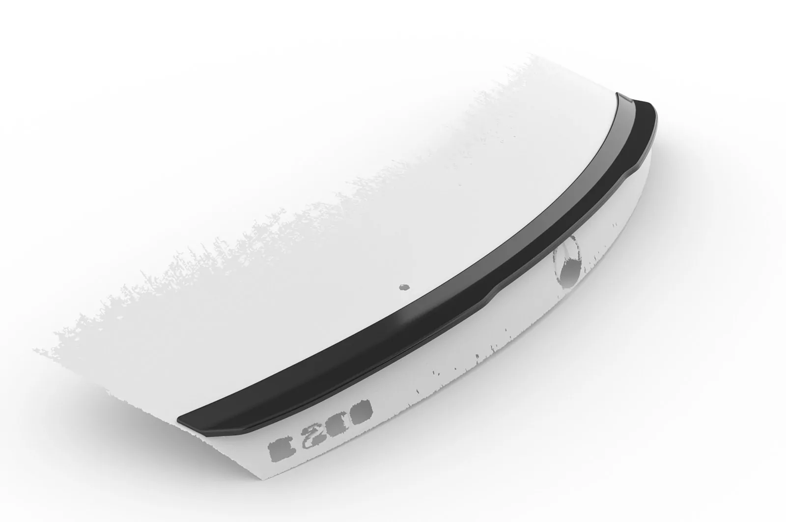 Heckflügel mit ABE für Mercedes Benz E-Klasse W213 Limousine HF789-M Carbon Look (matt)