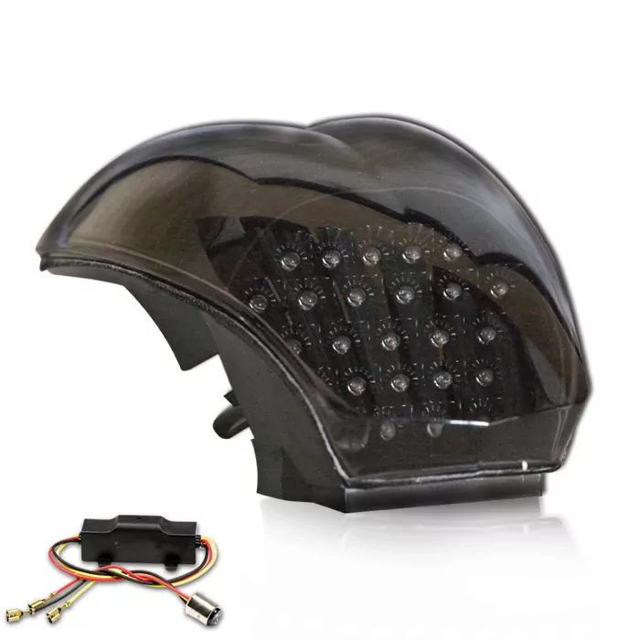 Led-rücklicht Bmw K1200s/r 04-08, K1300s/r 09-14, Getönt, Reflektor Schwarz, E-geprüft