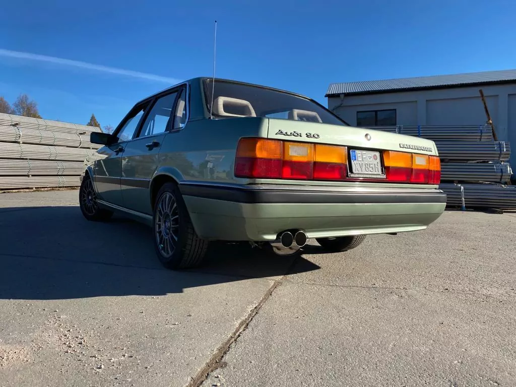 Audi 80/90 Typ 81  Endschalldämpfer - 2x76 Typ 10