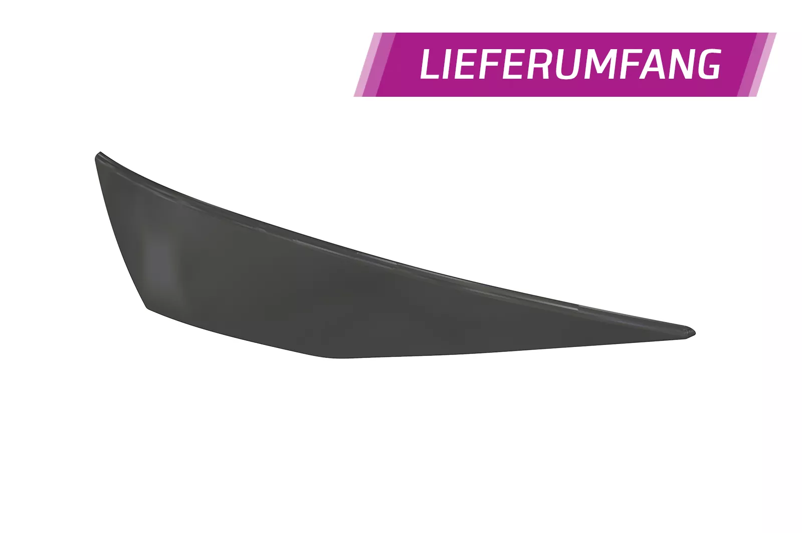 Heckansatz für VW Golf 7 GTI/ GTD/ GTE/ e-Golf HA263 Strukturiert (schwarz matt)