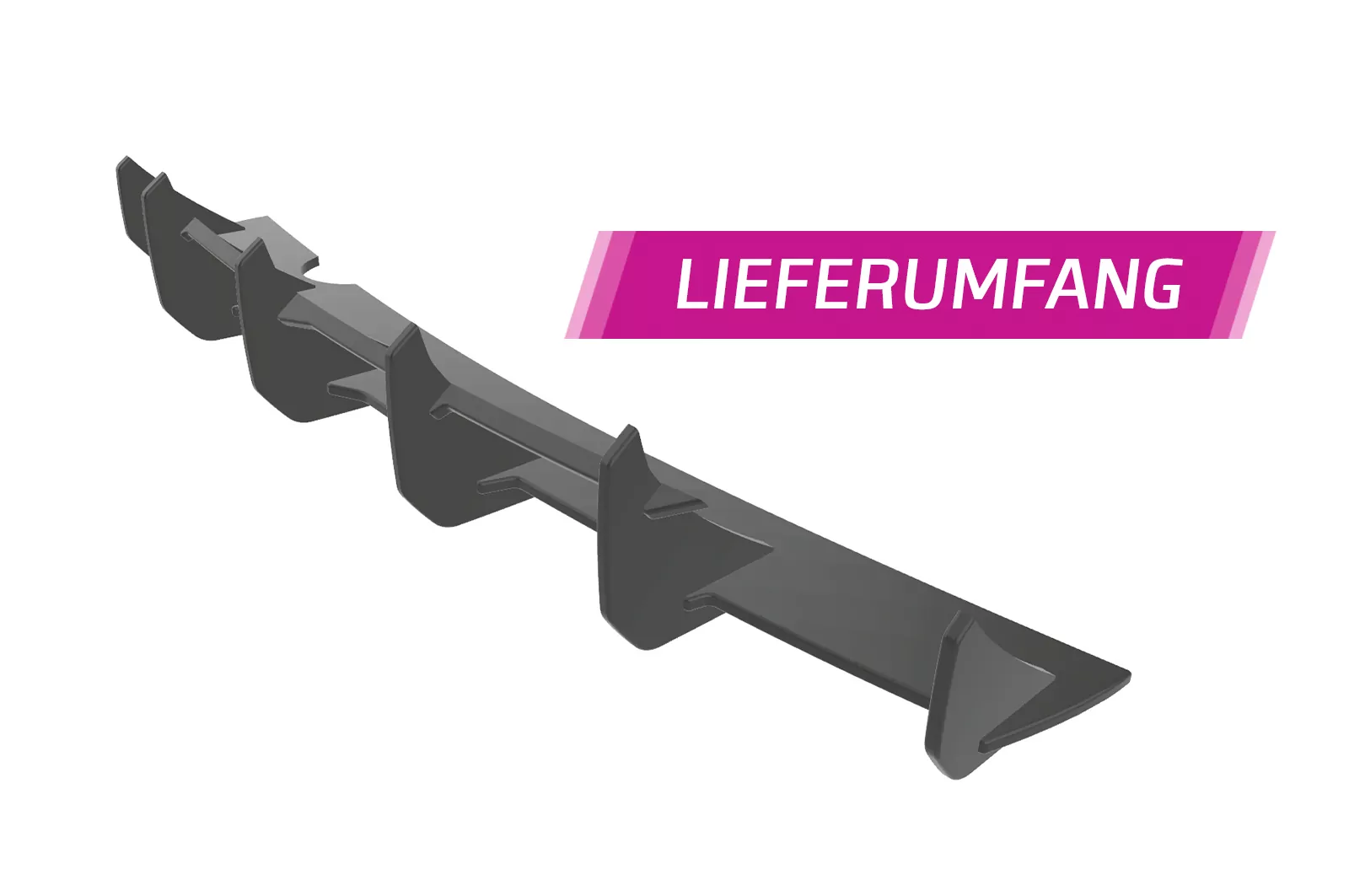 Racing Diffusor / Heckansatz für Opel Adam HA363