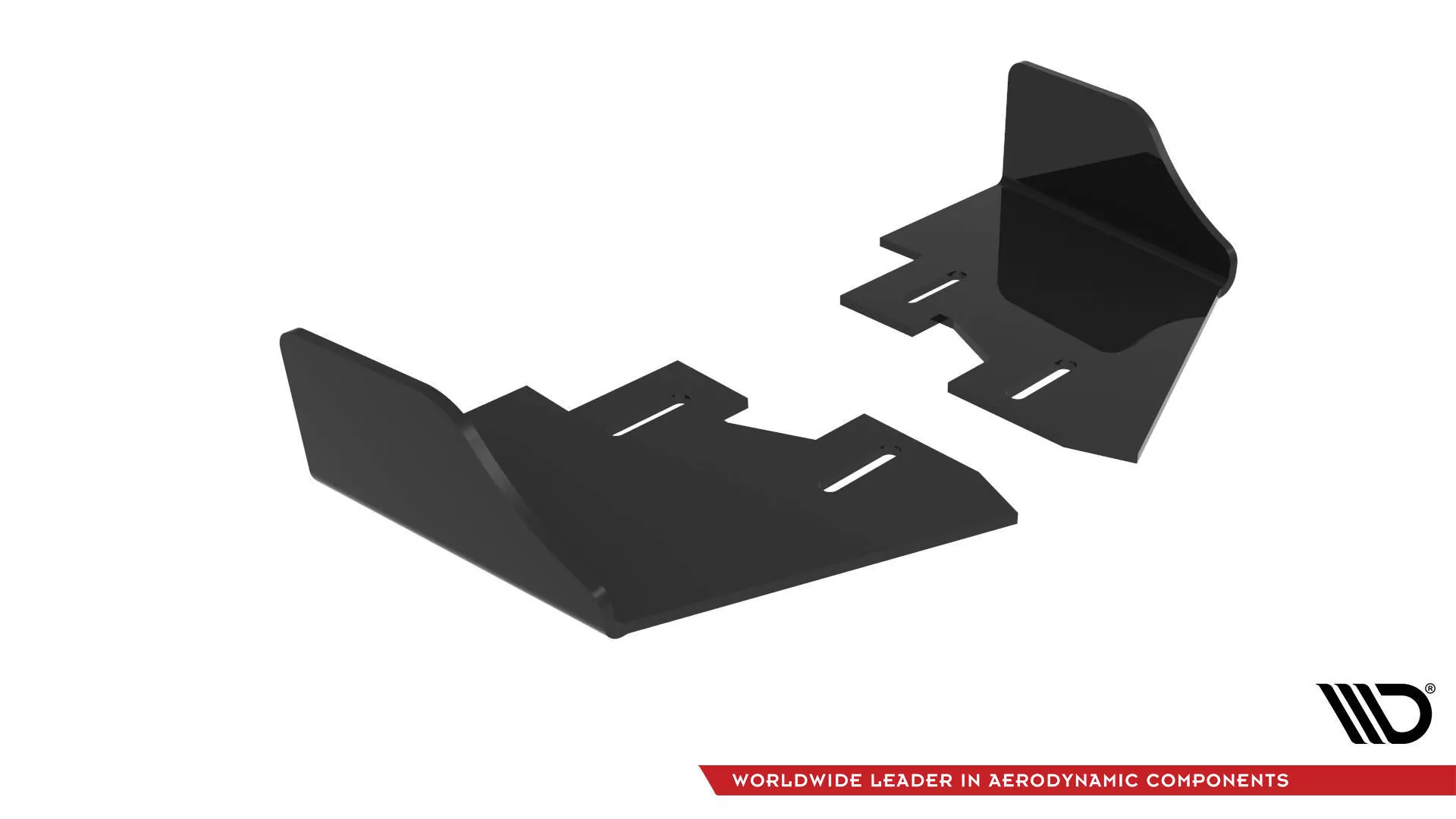 Hintere Seiten Flaps Für Hyundai Veloster N Mk2 Schwarz Hochglanz
