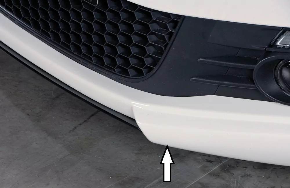 Rieger Spoilerlippe für VW Scirocco 3 (13) - 2-tür. 08.08-04.14 (bis Facelift) carbon optik
