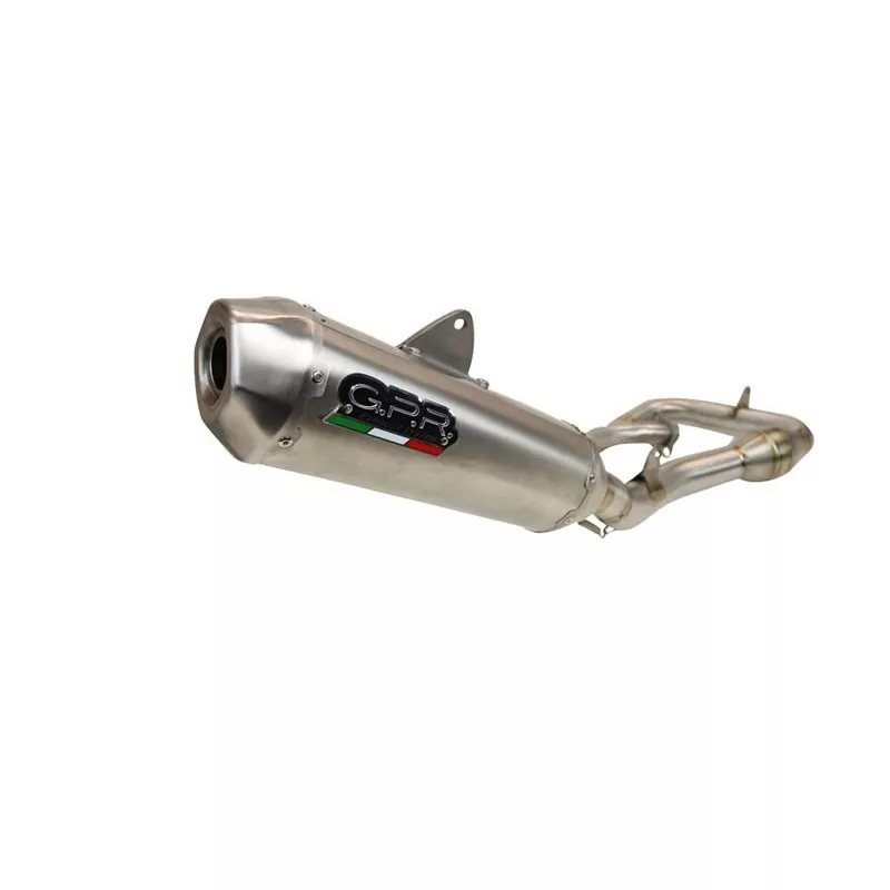 GPR Exhaust für Husqvarna FC 350 2019-2023, Pentacross FULL Titanium, Racing full system exhaust, including removable db killer/