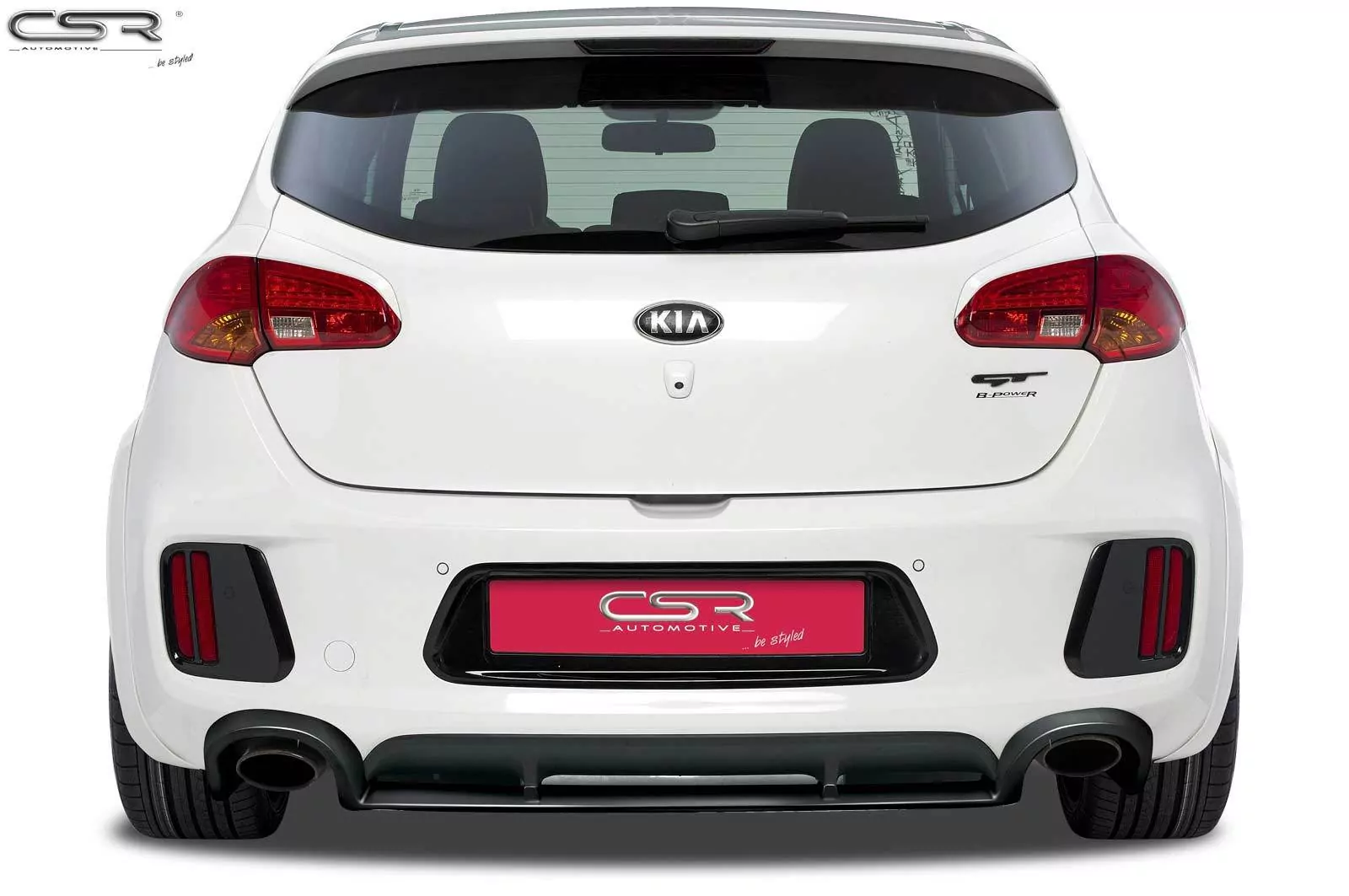 Heckansatz für KIA cee´d (JD) GT / pro_cee´d (JD) GT HA148