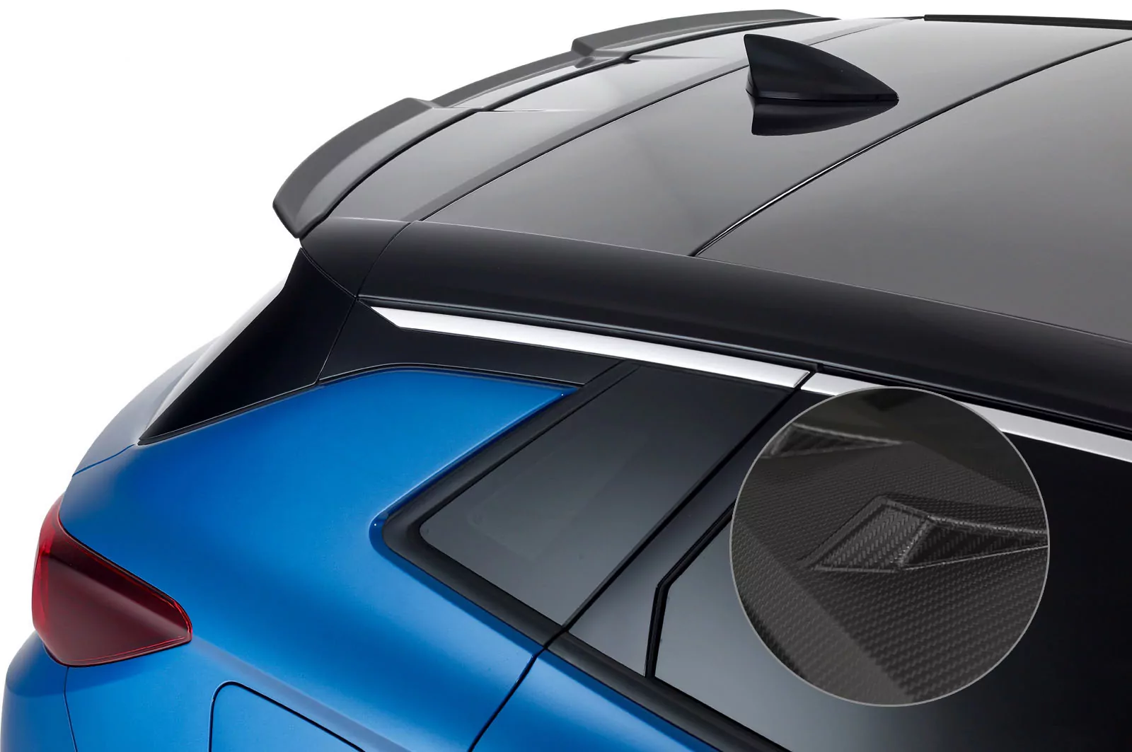 Heckflügel mit ABE für Opel Grandland X HF672-M Carbon Look (matt)