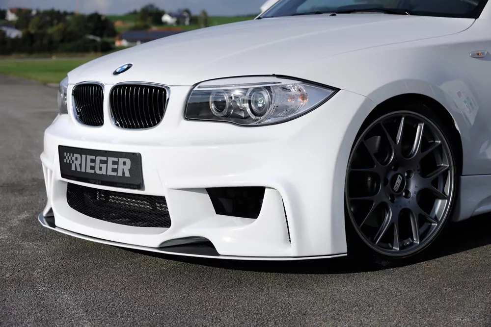 Rieger Spoilerstoßstange für BMW 1er E81  (187/1K2/1K4) - Lim. 09.04-08.11 carbon optik