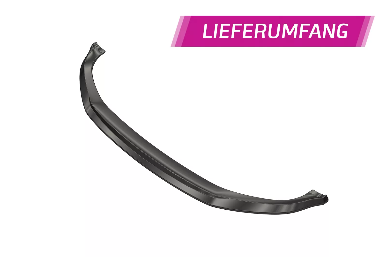 Cup-Spoilerlippe mit ABE für VW T5 CSL465 Strukturiert (schwarz matt)