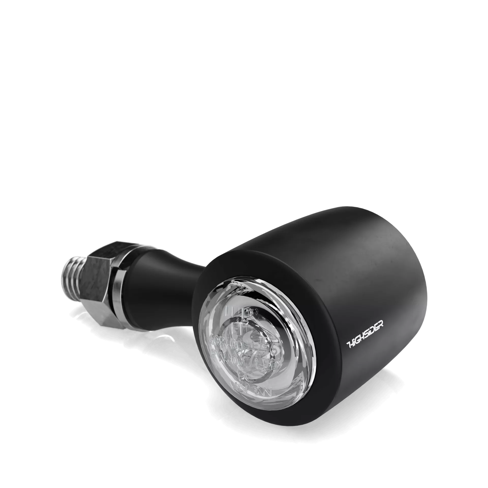 HIGHSIDER Pro Enterprise LED Indicator Gehäuse  Schwarz / Linse Rauchgrau (Paar), Vorn & Hinten