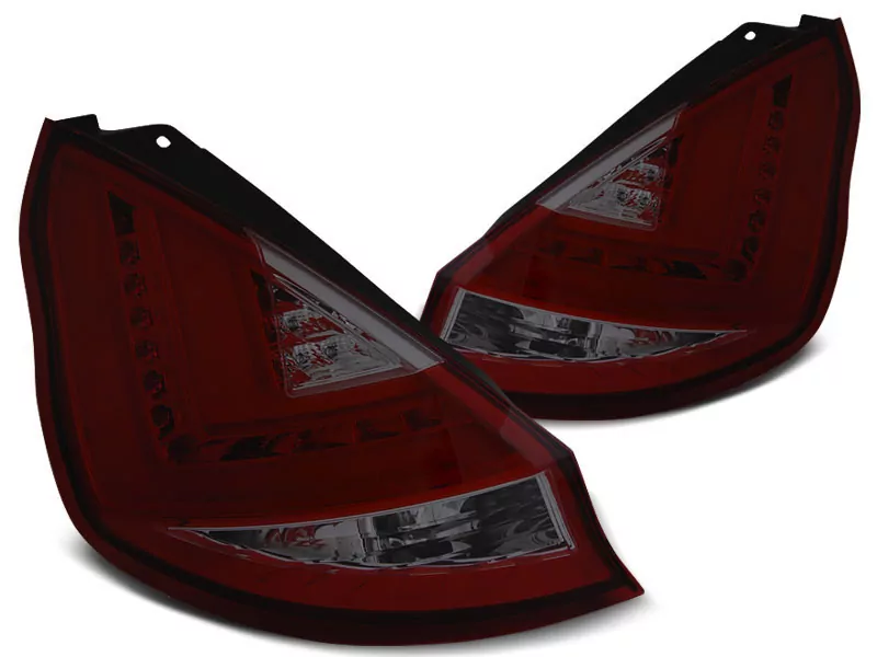 Ford Fiesta Mk7 08-12 Hb Red Smoke Led Bar
