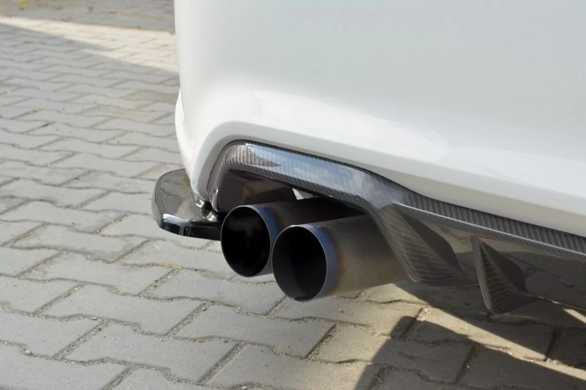 Heck Ansatz Flaps Diffusor Passend Für Diffusor Passend Für BMW M2 (F87) COUPÉ Schwarz Hochglanz Schwarz Hochglanz