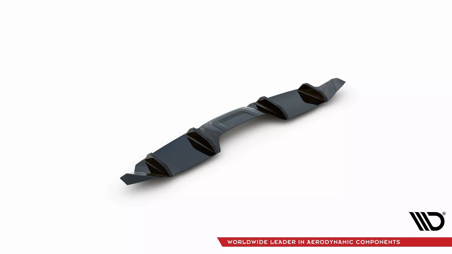 Diffusor Heck Ansatz Passend Für Ford Mustang Mk. 6 Facelift Schwarz Hochglanz