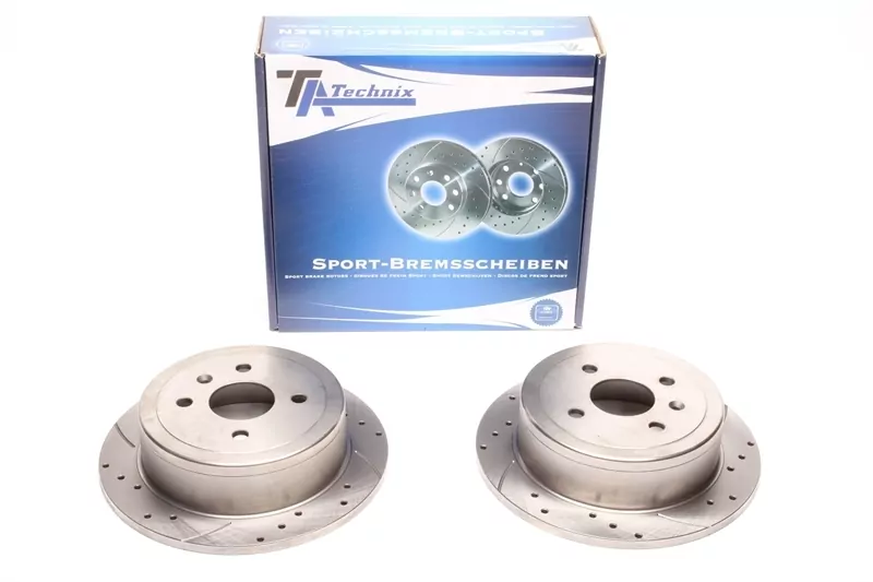 TA Technix Sport Bremsscheiben Satz Hinterachse passend für Daewoo Nubira