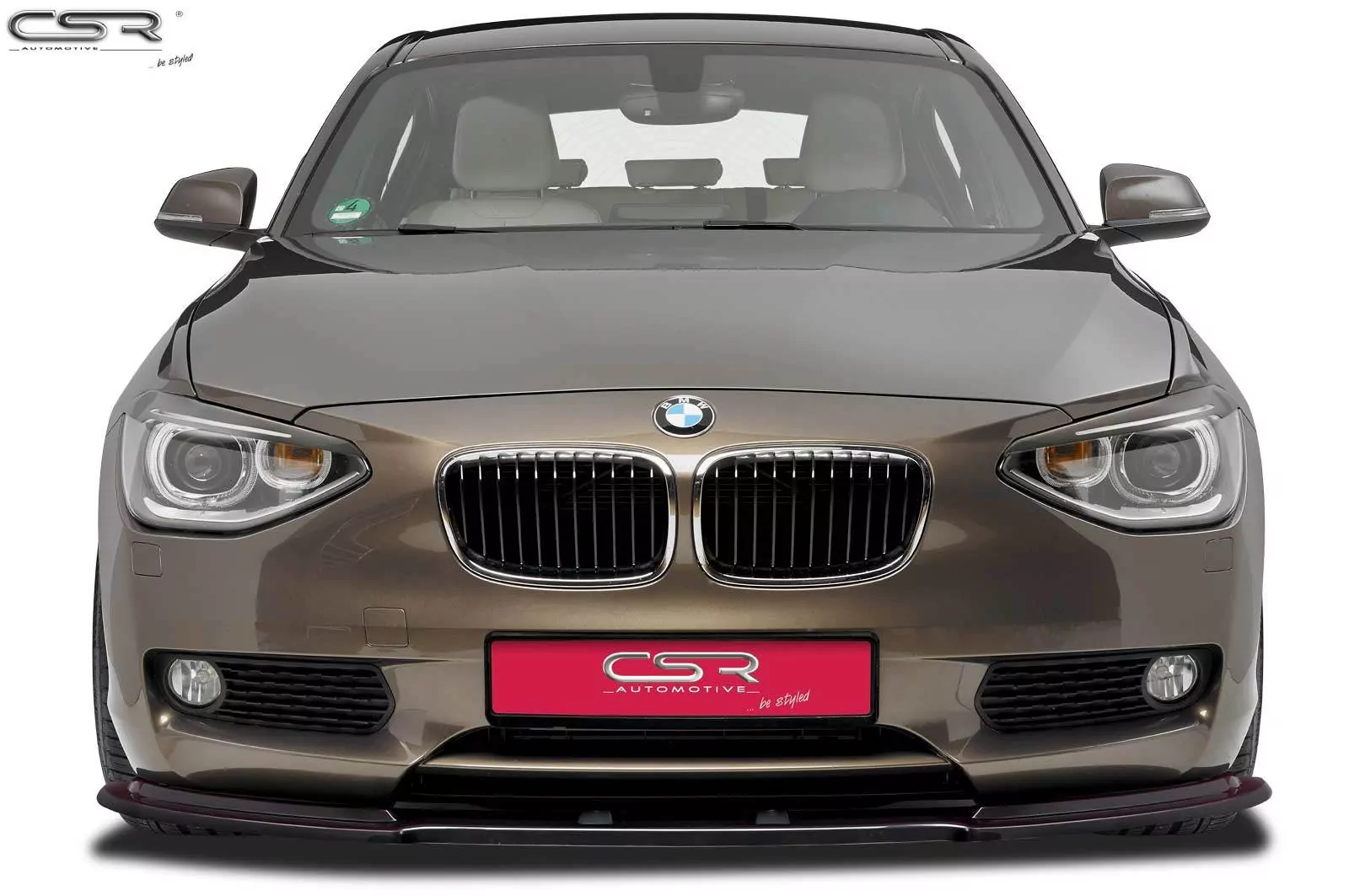 Cup-Spoilerlippe mit ABE für BMW 1er F20 / F21 CSL199-M Carbon Look (matt)