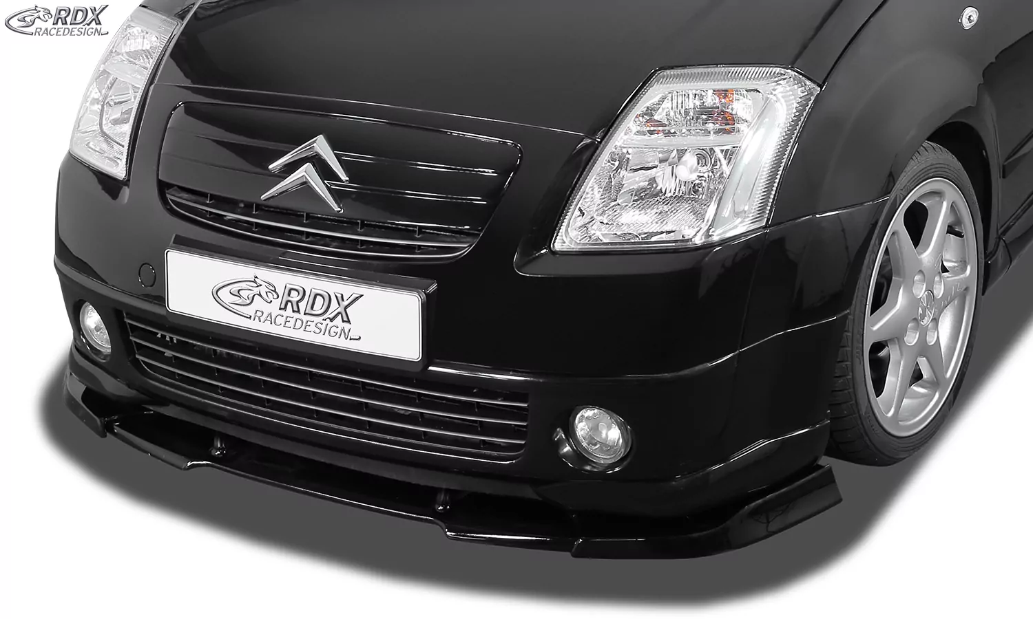 RDX Frontspoiler VARIO-X für CITROEN C2 VTR / VTS Frontlippe Front Ansatz Vorne Spoilerlippe