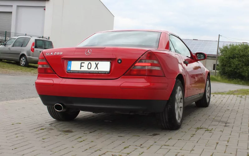 Mercedes SLK Typ 170  Halbanlage ab Kat - 115x85 Typ 32