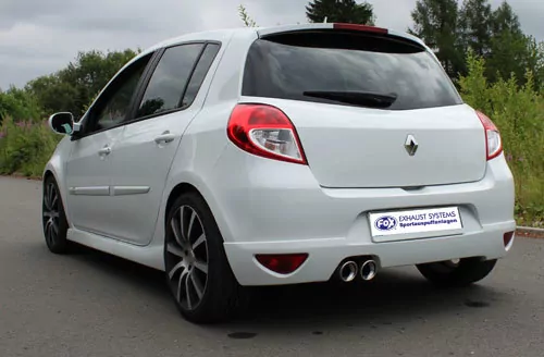 Renault Clio III GT  Endschalldämpfer - 2x90 Typ 17