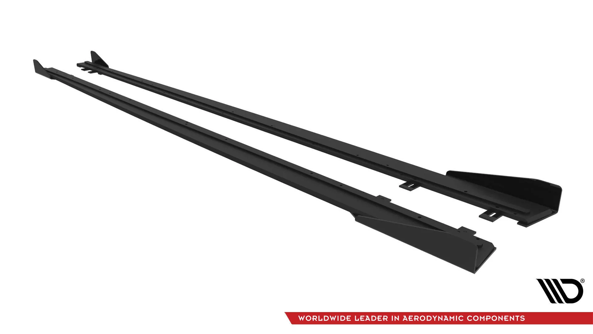 Street Pro Seitenschweller Ansatz Für + Flaps BMW 4er Coupe / Gran Coupe / Cabrio M-Paket F32 / F36 / F33  Schwarz Hochglanz