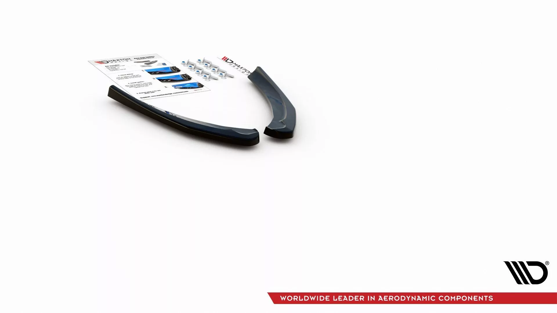 Heck Ansatz Flaps Diffusor Passend Für Fiat 124 Spider Abarth Schwarz Hochglanz